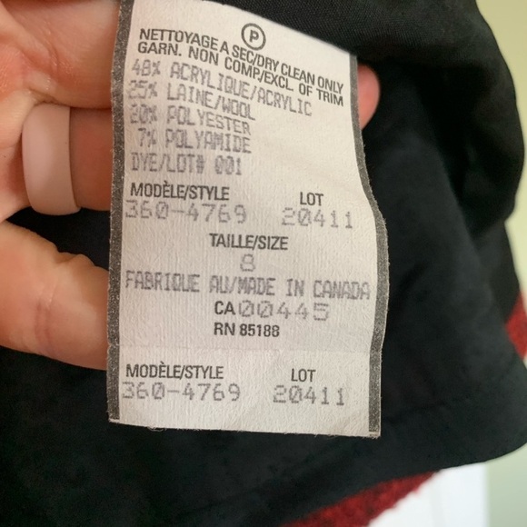 Wool Cropped Jacket by Louben  II - Picture 4 of 5